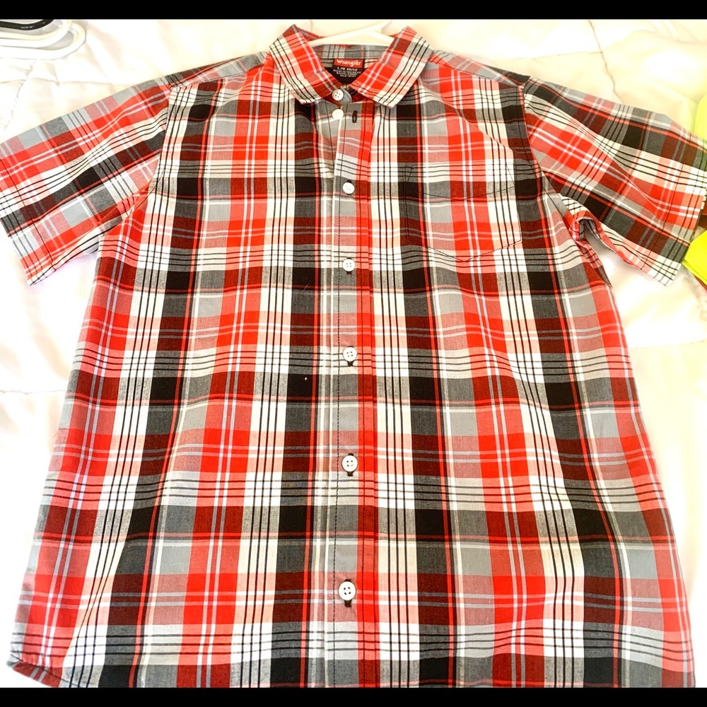 Boys wrangler collared shirt